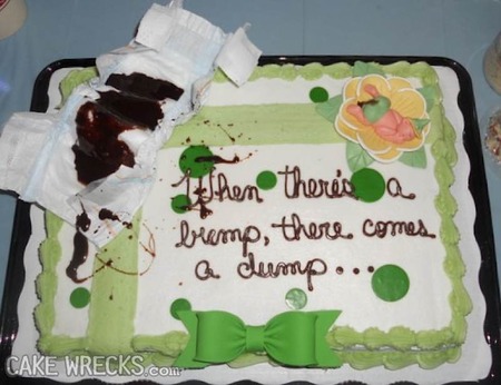 Cake Wrecks - Home - 10 Hilariously Inappropriate Baby Shower Cakes